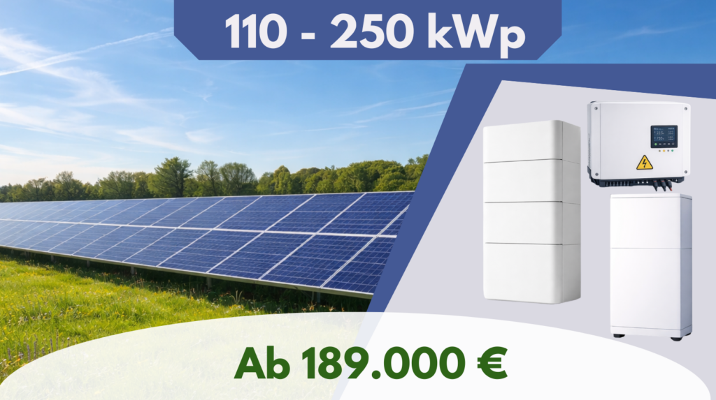 SolarPark Compact – Freifläche (Fixaufständerung)