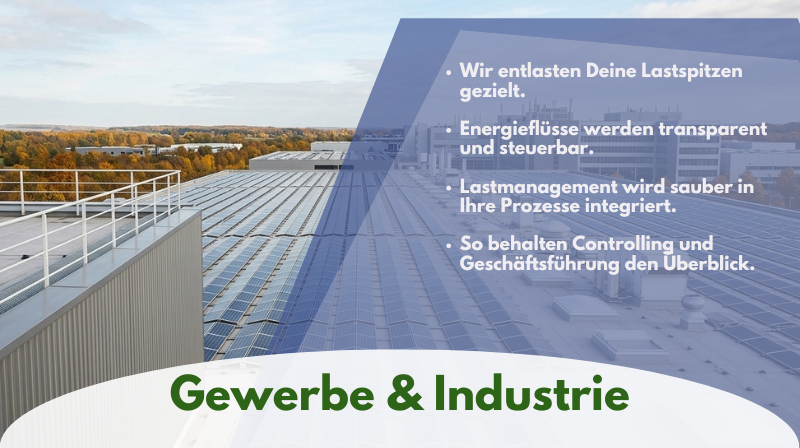 Gewerbedach mit Photovoltaik