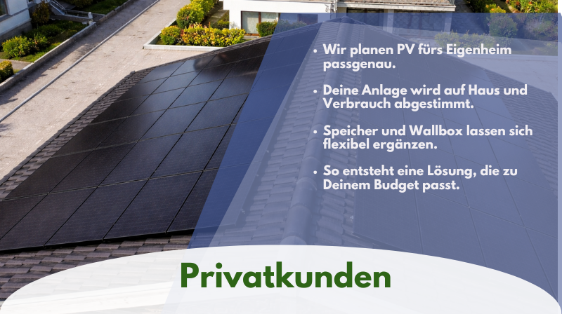 Photovoltaikanlage auf Einfamilienhaus