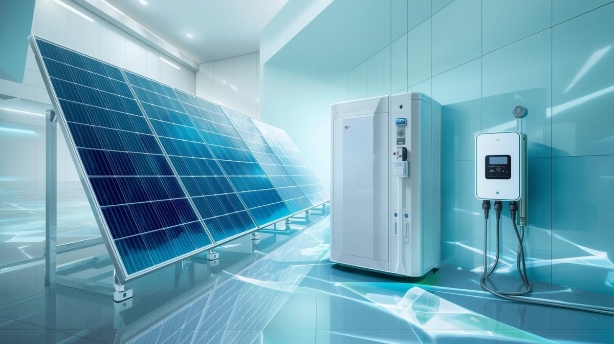 PV-Module auf Einfamilienhaus