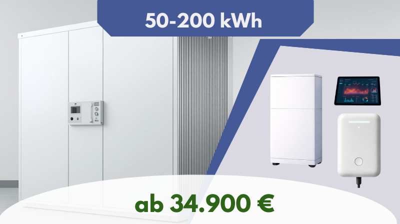 Gewerbliche Ladeinfrastruktur mit Speicher