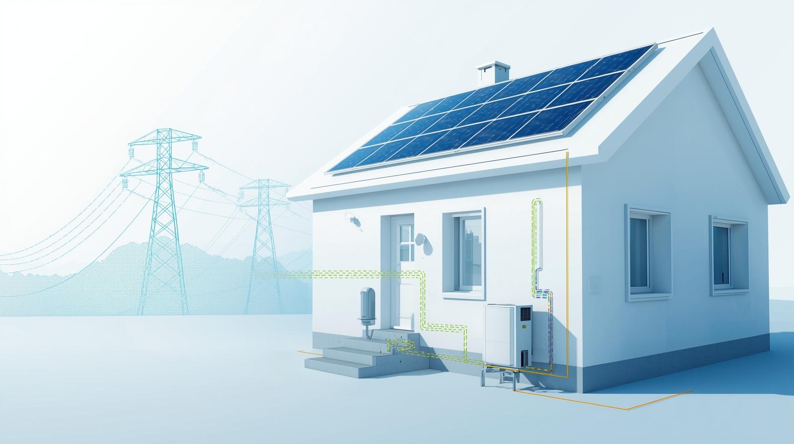 Thermostat als Symbol für intelligente Regelung und Effizienz